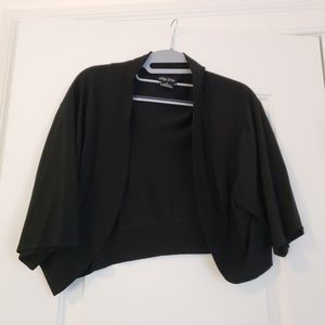 City Chic 22w Black Shrug